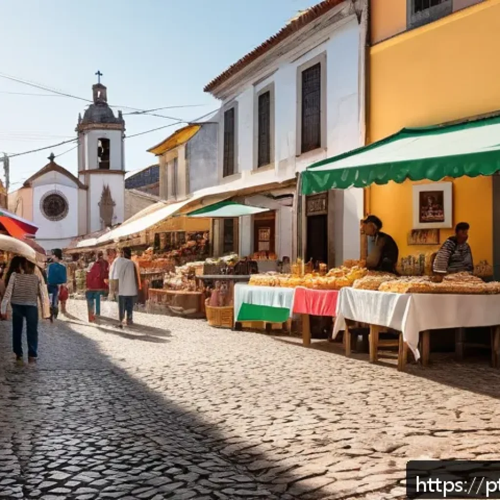 종교적 커뮤니티의 경제적 기여 - A bustling Brazilian religious fair scene in a small town near a historic church, featuring diverse ...